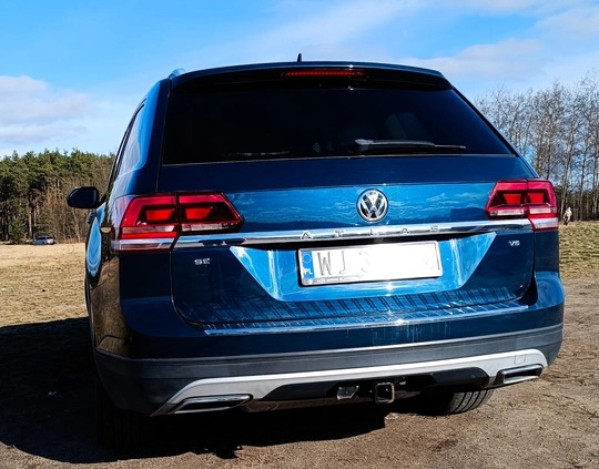 Volkswagen Atlas cena 124900 przebieg: 59000, rok produkcji 2019 z Warszawa małe 172